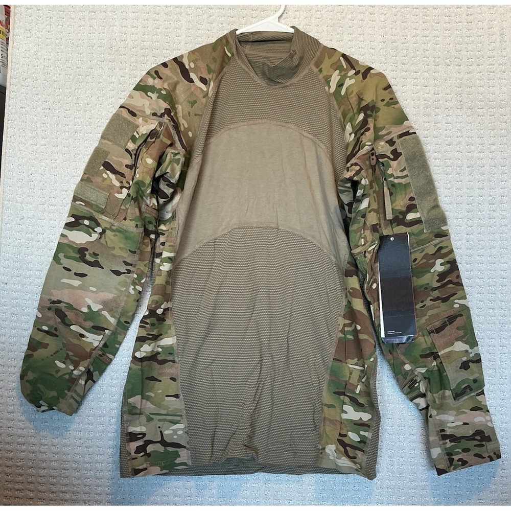ACS shirt New With Tags MASSIF NSN 8415-01-580-4856 LARGE FR PEO Cert Camo